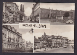 Ansichtskarte Straßfurt Sachsen Anhalt Karl Marx Str. Bahnhof August Bebel Str. - Autres & Non Classés