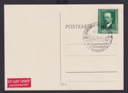 Deutsches Reich Brief SST Lecerkusen J.G. Werk Erinnerungsfeier Marburg Lahn - Storia Postale