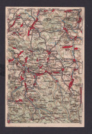 Ansichtskarte Landkarte Kartographie Sachsen Wona Verlag Königswartha - Otros & Sin Clasificación