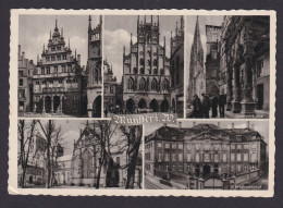 Ansichtskarte Münster Westfalen Stadtweinhaus Rathaus Lambertikirche Dom - Otros & Sin Clasificación