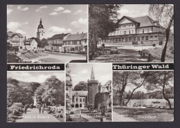 Ansichtskarte Friedrichroda Thüringen Gastronomie Parkhotel Kurpark Schloß - Sonstige & Ohne Zuordnung