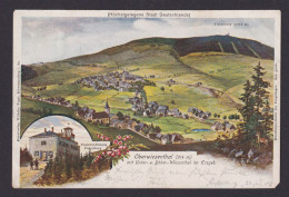 Litho Ansichtskarte Oberwiesenthal Sachsen Erzgebirge N. Dolle Sachsen Anhalt - Other & Unclassified