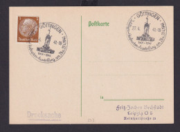 Deutsches Reich Drittes Reich Karte SST Göttingen Briefmarkenausstellung Am - Covers & Documents