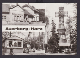 Ansichtskarte Auerberg Harz Sachsen Anhalt Forsthaus Gaststätte Auerberg Kiosk - Autres & Non Classés