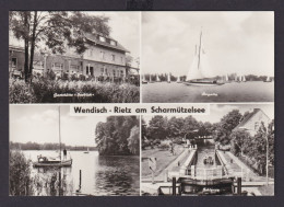 Ansichtskarte Wendisch Rietz Brandenburg Scharmützelsee Gaststätte Seeblick - Autres & Non Classés