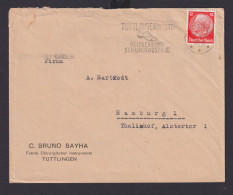 Deutsches Reich Drittes Reich Brief SST Tuttlingen Württemberg Weltberühmte - Storia Postale