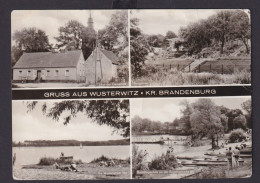 Ansichtskarte Wusterwitz Brandenburg Wusterwitzer See Bootsanleger Rat Der - Autres & Non Classés