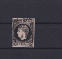 Rumänien Fürst Karl I. 16 Y 20 Par Gestempelt Kat.-Wert 35,00 Ausgabe 1866 - Cartas & Documentos