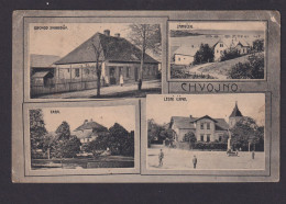 Ansichtskarte Chvojno Tschechien N. Terezin Böhmen Deutsche Ostgebiete - Boehmen Und Maehren