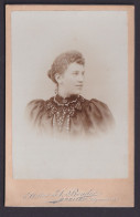 Original Fotoplatte Porträt Junge Dame Foto A. Bender Bremen - Non Classificati