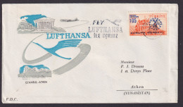 Flugpost Air Mail Brief Lufthansa Türkei Istanbul Athen Griechenland - Cartas & Documentos