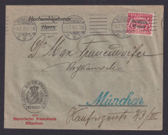 Altdeutschland Bayern Dienst Brief EF An Dr. Max Frauendorfer - Postal  Stationery