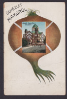 Litho Ansichtskarte Szeged Ungarn Tempel N. Budapest 06.06.1926 - Hungary