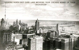 73243374 Chicago_Illinois Looking North East Over Lake Michigan - Altri & Non Classificati