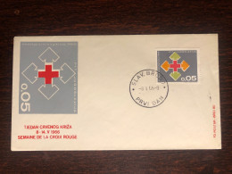 YUGOSLAVIA FDC COVER 1966 YEAR RED CROSS HEALTH MEDICINE STAMPS - FDC