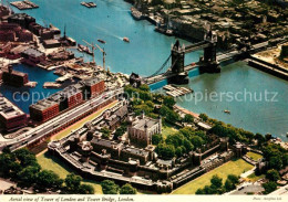 73241995 London Tower Of London And Tower Bridge Aerial View - Sonstige & Ohne Zuordnung