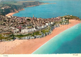 73233656 Tenby Fliegeraufnahme Mit Strand Tenby - Other & Unclassified