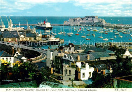 73217824 Guernsey Channel Islands Passenger Steamer Sankt Peter Port Guernsey Ch - Altri & Non Classificati