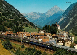 13950787 Wassen__UR Panorama Eisenbahn - Sonstige & Ohne Zuordnung