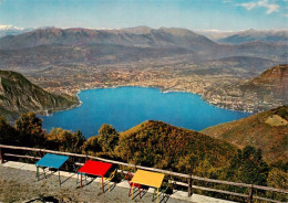 13950775 Lugano_Lago_di_Lugano_TI Panorama Mit San Salvatore Und Monte Bre - Sonstige & Ohne Zuordnung