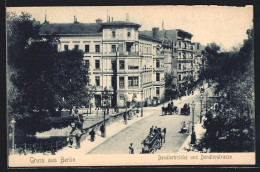 AK Berlin-Tiergarten, Bendlerbrücke Und Bendlerstrasse Aus Der Vogelschau  - Tiergarten