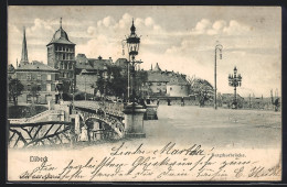 AK Lübeck, Blick Auf Die Burgthorbrücke  - Luebeck