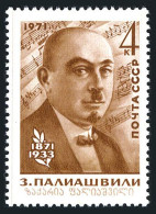 Russia 3879 Two Stamps,MNH. Mi 3910. Zachary Paliashvili,Georgian Composer.1971. - Neufs