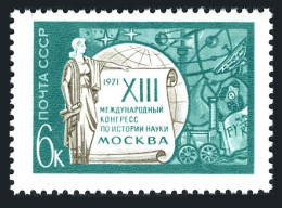 Russia 3855 Two Stamps, MNH. Michel 3884. Congress Of Science History, 1971. - Neufs