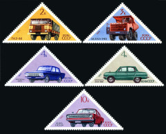 Russia 3848-3852, MNH. Michel 3878-3882. Soviet Cars, 1971. - Neufs
