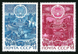 Russia 3819-3820, MNH. Autonomous Soviet Republics, 1972. Yakut, - Neufs