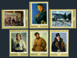 Russia 4036-4041, 4042, MNH. Michel 4070-4075, Bl.81. Russian Painting, 1972. - Neufs