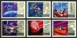 Russia 4007-4012, MNH. Michel 4042-4047. 15th Years Of Space Era, 1972. - Neufs