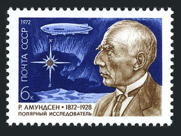 Russia 3991 2 Stamps, MNH. Michel 4026. Roald Amundsen, 1972. Airship NORWAY. - Neufs