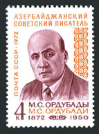 Russia 3974 Two Stamps, MNH. Michel 4009. M.S.Ordubady, Azerbajan Writer, 1972. - Neufs