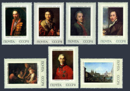 Russia 3976-3982 Blocks/4, MNH. Mi 4011-4017. History Of Russian Paintings,1972. - Neufs