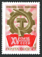 Russia 3952 Two Stamps, MNH. Mi 3987. USSR Trade Union Congress, Moscow, 1972. - Neufs