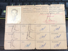 South Vietnam-PAPER ID (INDO-CHINA )NAME-TRUNG TAN HUNG-YEAR 1966-1 Pcs Paper-very Rare - Historical Documents