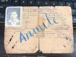 South Vietnam-PAPER ID (INDO-CHINA )NAME-PHAM DUC PHU-YEAR 1948-1 Pcs Paper-very Rare - Historical Documents