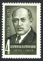 Russia 4135 Two Stamps,MNH. Mi 4181. Nariman Narimanov,Executive Committee.1973. - Neufs