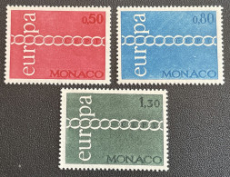 MONACO - MNH** - 1971 - # 863/865 - Neufs