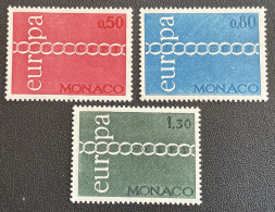 MONACO - MNH** - 1971 - # 863/865 - Nuevos