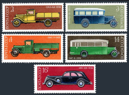 Russia 4216-4220 Blocks/4, MNH. Mi 4249-4253. Russian Automobile Industry, 1974. - Nuovi