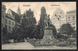 AK Lübeck, Geibel-Denkmal Im Park  - Luebeck