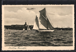 AK Flensburg, Segelboote In Fahrt  - Flensburg