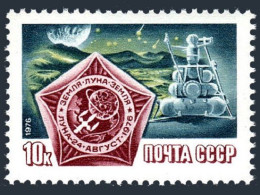 Russia 4531 Two Stamps, MNH. Mi 4557. Moon Exploration Of Station Luna-24. 1976. - Neufs