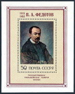 Russia 4459, MNH. Michel 4492 Bl.114. Painter Pavel Fedotov,1976. Self-portrait. - Neufs