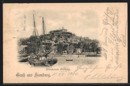 AK Blankenese Bei Hamburg, Süllberg Mit Booten  - Blankenese