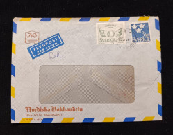 C) 1968 SWEDEN, INTERNAL MAIL, DOUBLE STAMPED ENVELOPE. XF - Sonstige & Ohne Zuordnung