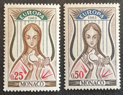 MONACO - MNH** - 1963 - # 618/619 - Neufs