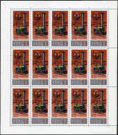 Russia 4657-4661 Sheets Of 15,MNH.Michel 4715-4719 Bogens. Locomotives,1978. - Unused Stamps